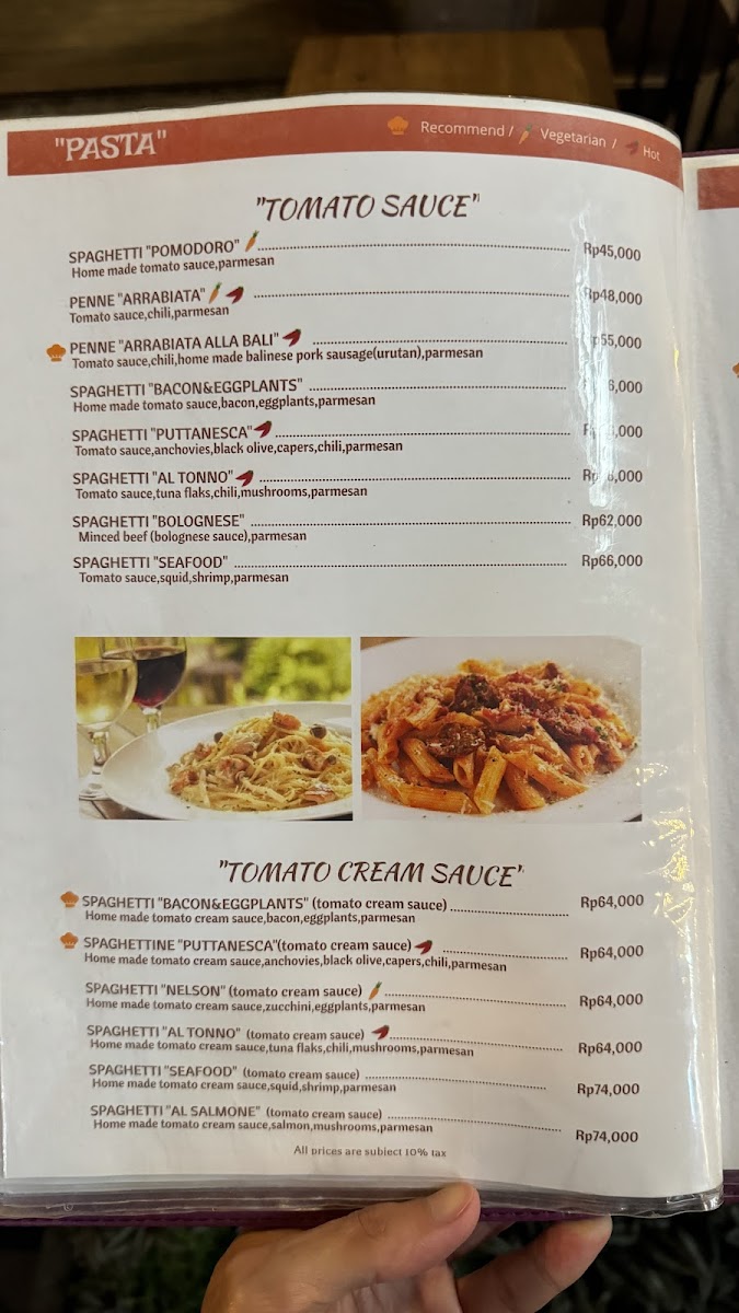 Warung Citta Ovest Pizza & Pasta Menu - Image 5